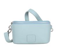 GERMANUS Gürteltasche Mika Crossbody Bag, Bum Bag, Bauchtasche, Umhängetasche, Tasche Leder Hellblau