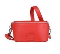 GERMANUS Gürteltasche Mika Crossbody Bag, Bum Bag, Bauchtasche, Umhängetasche, Tasche Leder Rot