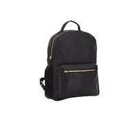 GERMANUS Rucksack aus echtem Leder, Jana (Schwarz, Mittel)