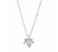 GeRRiT 925 Sterling Silber Ahornblatt Halskette Einfache und Frische Personalisierte Literarische Wald Stil Kragen Kette, S925 Silber