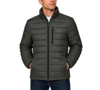 Gerry Packbare Pufferjacke für Herren, warme, leichte Winterjacken für Herren, Deep Olive, XL