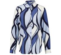 GERRY WEBER Collection - Bluse mit Muster blau - Gr. - 44