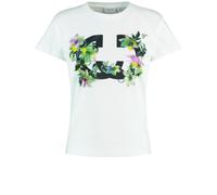 GERRY WEBER Collection - Baumwollshirt mit floralem Frontprint off-white - Gr. - 48