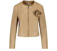 GERRY WEBER Collection - Beschichtete Blazerjacke mit Blumendetail gold - Gr. - 40