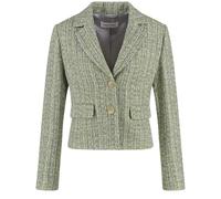 GERRY WEBER Collection - Blazerjacke in Bouclé grün - Gr. - 42