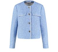 GERRY WEBER Collection - Blazerjacke in Tweedoptik bleu offwhite - Gr. - 48