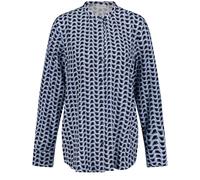 GERRY WEBER Collection - Bluse mit Muster blau - Gr. - 42