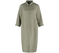GERRY WEBER Collection - Blusenkleid aus reinem Leinen mit 3/4 Arm grün - Gr. - 38
