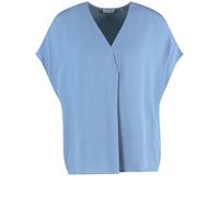 GERRY WEBER Collection - Blusenshirt mit Faltendetail blau - Gr. - 36