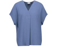 GERRY WEBER Collection - Blusenshirt mit Faltendetail blau - Gr. - 44