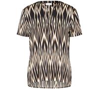 GERRY WEBER Collection - Blusenshirt mit Ikat Print schwarz - Gr. - 36