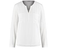 GERRY WEBER Collection - Blusenshirt mit Material-Patch weiß - Gr. - 38
