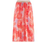 GERRY WEBER Collection - Fließender Plisseerock mit Dehnbund hazy orange/lavender aop - Gr. - 44