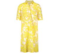 GERRY WEBER Collection - Floral gemustertes Blusenkleid aus Baumwolle yellow/sandshell flowers print - Gr. - 44
