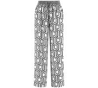 GERRY WEBER Collection - Gemusterte Schlupfhose mit Dehnbund offwhite/black graphi ornament - Gr. - 40