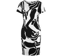 GERRY WEBER Collection - Gemustertes Etuikleid mit Stretchkomfort black/offwhite big graphic - Gr. - 36