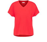 GERRY WEBER Collection - Kurzarmshirt in Waffeloptik bright red - Gr. - 46
