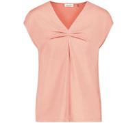 GERRY WEBER Collection - Kurzarmshirt mit Faltendetail orange - Gr. - 36
