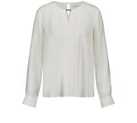 GERRY WEBER Collection - Langarmbluse beige/weiß - Gr. - 42