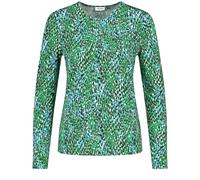 GERRY WEBER Collection - Langarmshirt gruen druck - Gr. - 42