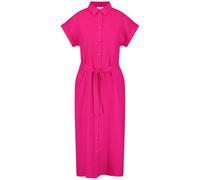 GERRY WEBER Collection - Langes Blusenkleid aus reinem Leinen pink - Gr. - 38
