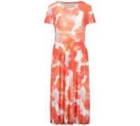 GERRY WEBER Collection - Midikleid mit Mesh-Overlayer rot - Gr. - 46