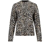 GERRY WEBER Collection - PULLOVER 1/1 ARM black/taupe/offwhite leo aop - Gr. - 48