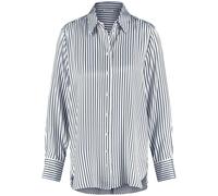 GERRY WEBER Collection - Satinierte Hemdbluse blau - Gr. - 36
