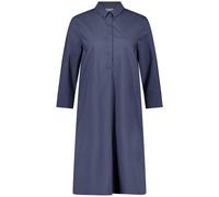 GERRY WEBER Collection - Schlichtes Blusenkleid aus reiner Baumwolle blau - Gr. - 42