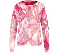 GERRY WEBER Collection - Softer Pullover mit floralem Allover-Dessin red/pink/sunrise leaf aop - Gr. - 48