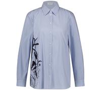 GERRY WEBER Collection - Streifenbluse blau - Gr. - 48