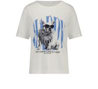 Gerry Weber - T-SHIRT 1/2 ARM offwhite/placement - Gr. - 46