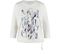 GERRY WEBER Collection - T-SHIRT 3/4 ARM beige/weiß - Gr. - 40