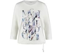 GERRY WEBER Collection - T-SHIRT 3/4 ARM offwhite based placement - Gr. - 46