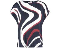 GERRY WEBER Collection - T-Shirt mit Allover-Print blau - Gr. - 42