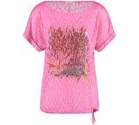 GERRY WEBER Collection - T-Shirt mit Frontprint violet/pink - Gr. - 38