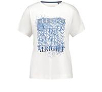 GERRY WEBER Collection - T-Shirt mit überschnittenen Schultern placement on offwhite - Gr. - 42