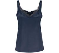 GERRY WEBER Collection - Top mit Spitzenbesatz blau - Gr. - 40