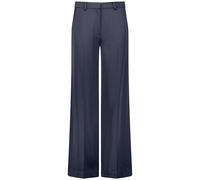 GERRY WEBER Collection - Weite Hose aus fließendem Satin navy - Gr. - 38