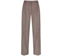GERRY WEBER Collection - Weite Hose mit Hahnentritt braun - Gr. - 42