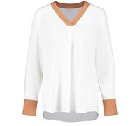 Gerry Weber Damen 360020-31501 Bluse, per Pack Elfenbein (Off-White 99700), 46 (Herstellergröße: 46)