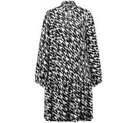 Gerry Weber Damen 380010-66417-1130 Kleid, Black/Ecru Houndstooth Small, 38 EU