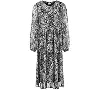 GERRY WEBER Damen 880022-31425 Kleid Gewebe, Schwarz/Ecru/Weiss Druck, 42