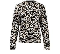 GERRY WEBER Collection - PULLOVER 1/1 ARM black/taupe/offwhite leo aop - Gr. - 46