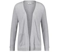 GERRY WEBER Damen 935043-44727-204720 Strickjacke, Silver Grey Melange, 42 EU