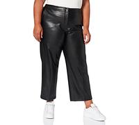 Gerry Weber Damen Culotte in Lederoptik unifarben 3/4 Länge Schwarz 36