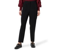 Gerry Weber Damen Elegante 7/8 Stretchhose unifarben 7/8 Länge Schwarz 36