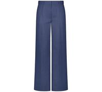 Gerry Weber Damen Elegante Stoffhose mit Nadelstreifen gestreift reguläre Länge Blue Striped 42