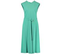 Gerry Weber Damen Fließendes Kleid mit Bindebändern ärmellos, überschnittene Schultern unifarben knieumspielend Malachite 46