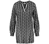 Gerry Weber Damen Gemusterte Tunika Langarm, Manschetten Gemustert Ecru/Weiss/Blau Druck 34